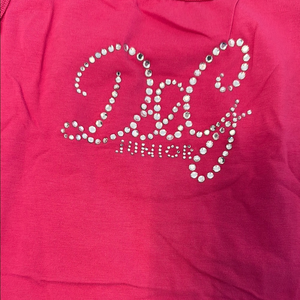 D&G Fuchsia Rhinestone Logo Tank - Picture 3 of 3
